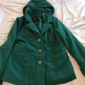 Jack. Hunter green pea coat